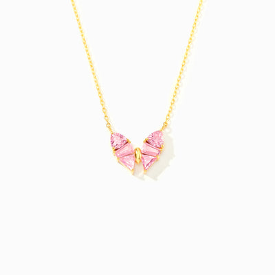 Mother Daughter Matching Radiant Butterfly Necklaces