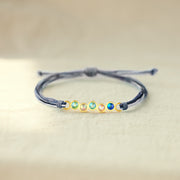 1-6 Crystal Birthstones Bracelet
