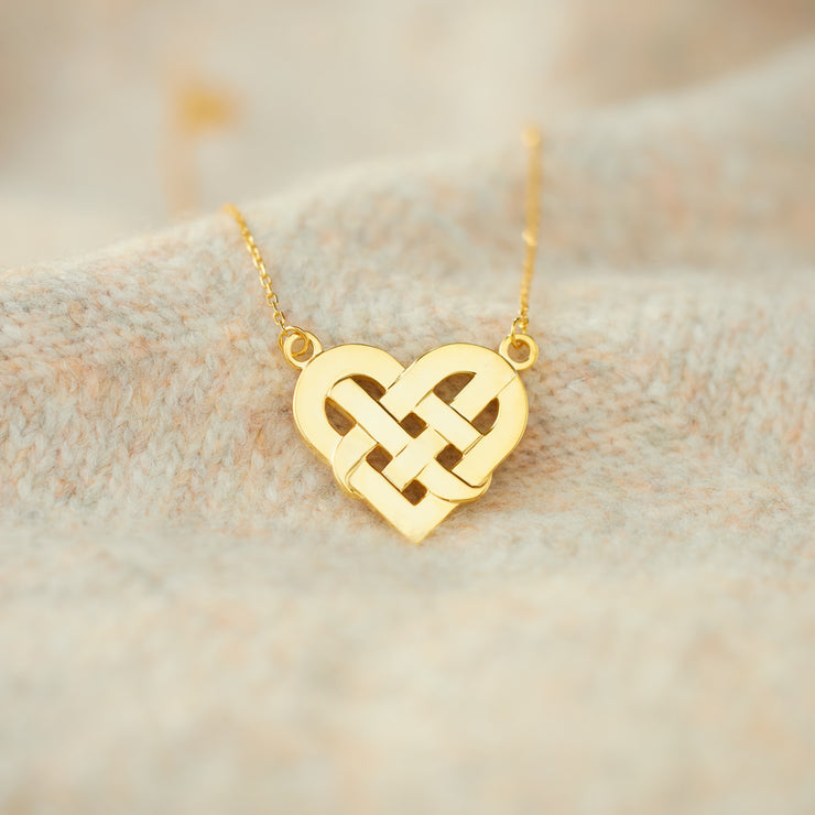 Knotted Heart Necklace