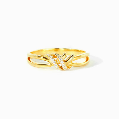 Intertwined Knot Ring