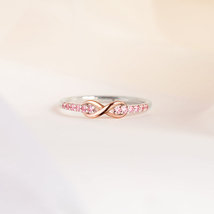 Always And Forever Matching Infinity Band Ring