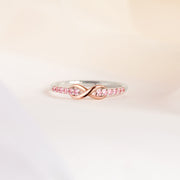 Forever Linked Together Matching Infinity Band Ring
