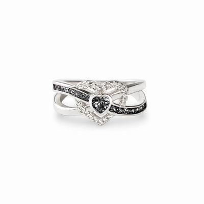 Self Love Infinity Heart Within Heart Ring