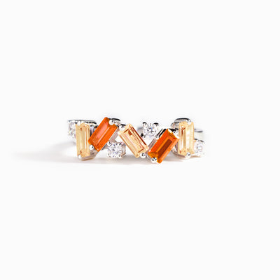Nobody Has It All Together Orange Band Ring