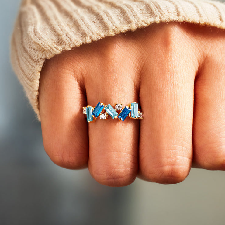 Nobody Has It All Together Blue Band Ring