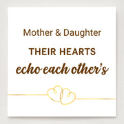 Mother & Daughter Golden Thread Echoing Hearts Ring