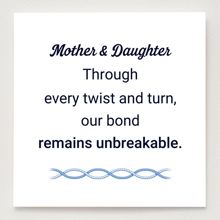 Mother & Daughter Twisted Double Birthstones Wave Ring