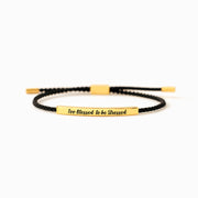Too Blessed To Be Stressed Motivational Tube Bracelet