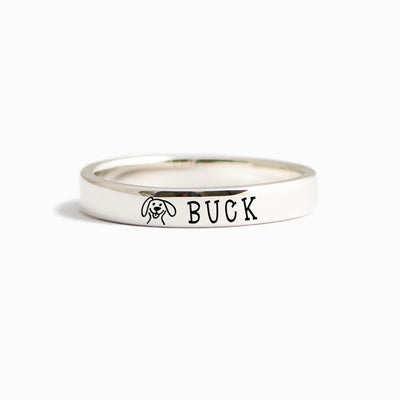 They Will Never Break My Heart Mantra Ring