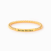 Don't Stop Bead & Tube Bracelet