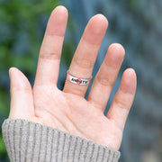 Golden Cross Ring Band
