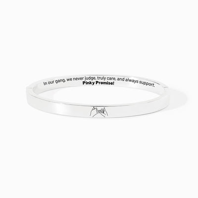 Pinky Promise Mantra Bangle