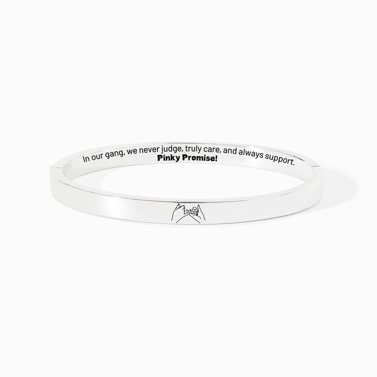 Pinky Promise Mantra Bangle