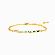 1-6 Birthstone Bar Bracelet