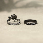 Till Death Do Us Apart Matching Couple's Rings