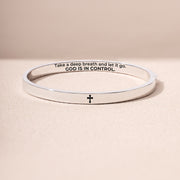 God Is In Control Mantra Bangle