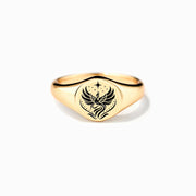  Phoenix Signet Ring