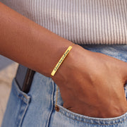 A Friend Loves At All Times Dainty Chain Tube Bracelet