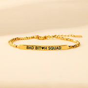Bad B♥tch Squad Nugget & Tube Bracelet
