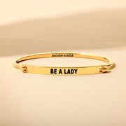 Lady But Also B♥tch Front-Open Bar Bangle