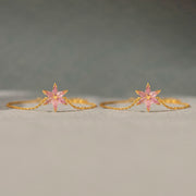 Pink Star Matching Friendship Bracelet