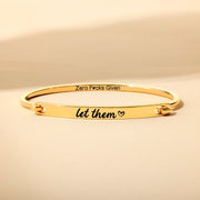 Let Them Front-Open Bar Bangle