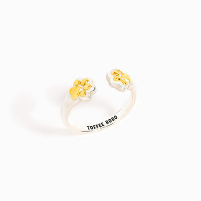 The Dog Mother Custom Dog Paws Ring