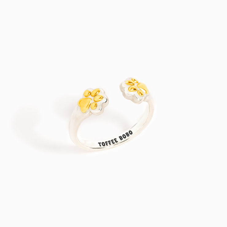 The Dog Mother Custom Dog Paws Ring