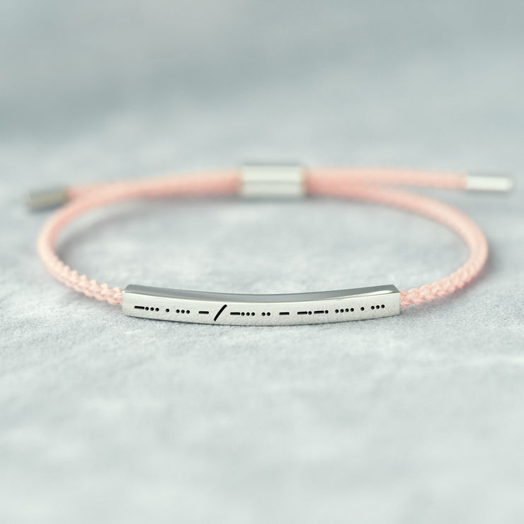 Best B♥tches Morse Code Tube Bracelet