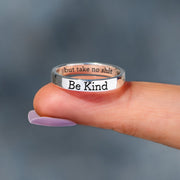 Be Kind But Mantra Ring