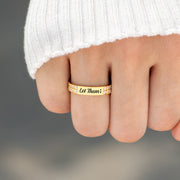 Pavé Mantra Ring