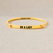 Lady But Also B♥tch Front-Open Bar Bangle