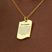 I Love You More Every Day Custom Photo Irregular Dog Tag Necklace