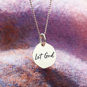 God is In Control Mantra Necklace