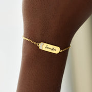 Pavé Golden Bar Bracelet