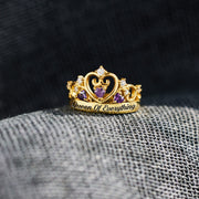 Birthstone Crown Ring