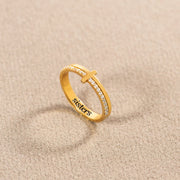 Golden Cross Ring