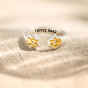 The Dog Mother Custom Dog Paws Ring