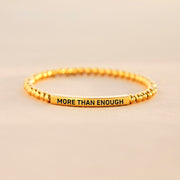 Badass B♥tch More Than Enough Bead & Tube Bracelet