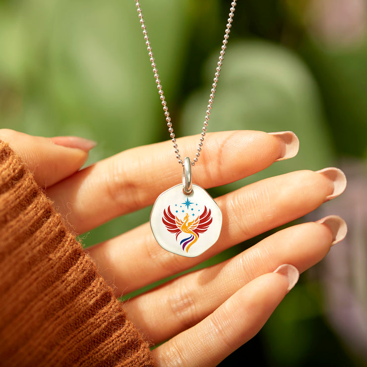 Phoenix Mantra Necklace