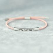 Unf:)ck Yourself Engraved Tube Bracelet