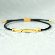 Best B♥tches Morse Code Tube Bracelet