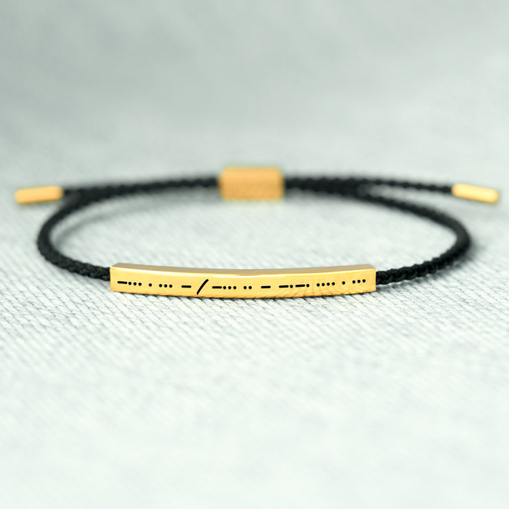 Best B♥tches Morse Code Tube Bracelet