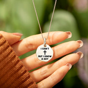 God is In Control Mantra Necklace