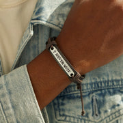 Bar Leather Bracelet