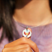 Phoenix Mantra Necklace