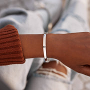 F♥︎ck It And Begin Again Dainty Mantra Bangle