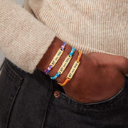 Engraved Handmade Bar Bracelet