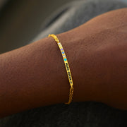 1-6 Birthstone Bar Bracelet