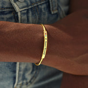 Mama's Blessings 1-5 Birthstones Cuff Bangle